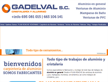 Tablet Screenshot of gadelval.com